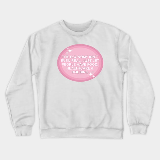 Free Healthcare - Free Housing Crewneck Sweatshirt by Football from the Left